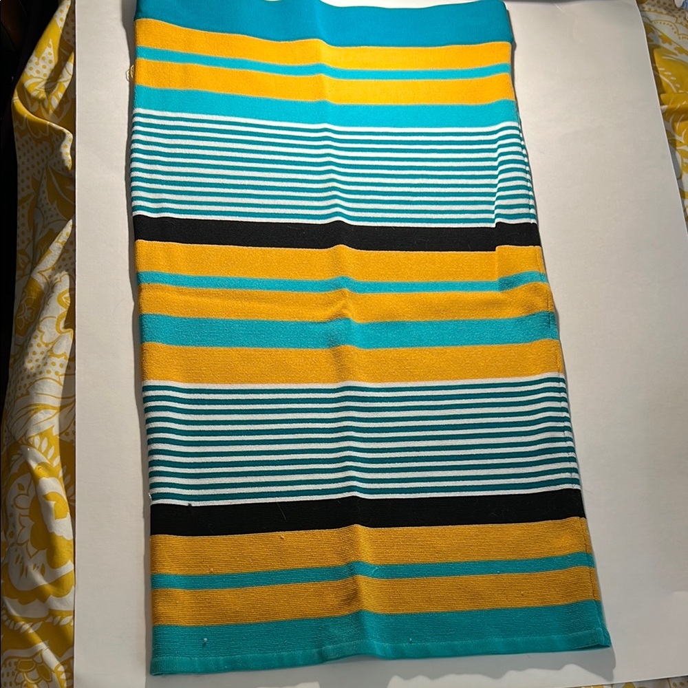 New York & Company Multicolor Striped Knit Pencil Skirt size Small